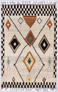 Moroccan Rug (4.1 x 6.1)ft