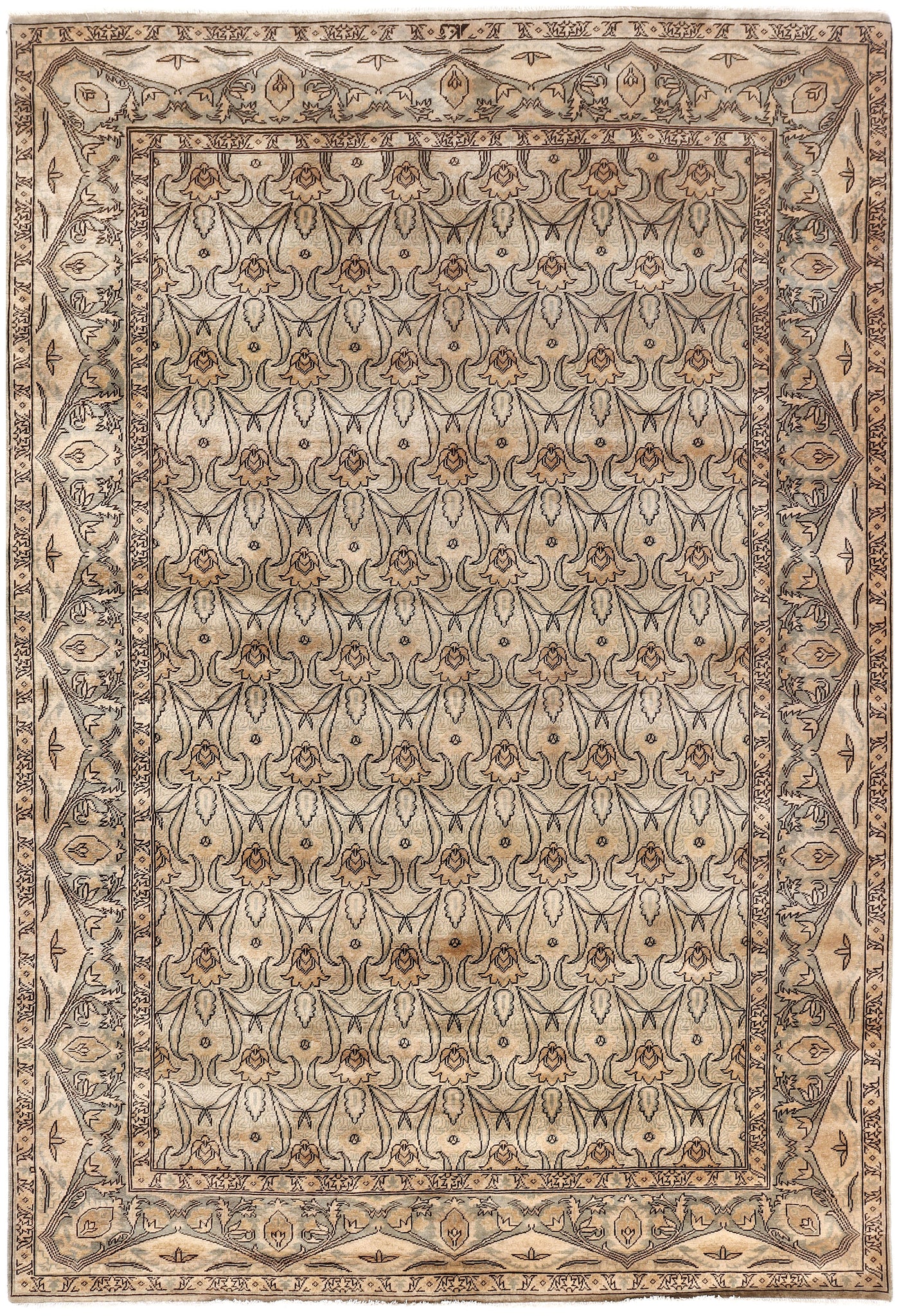 Uzbek Rug (6.1 x 8.11)ft