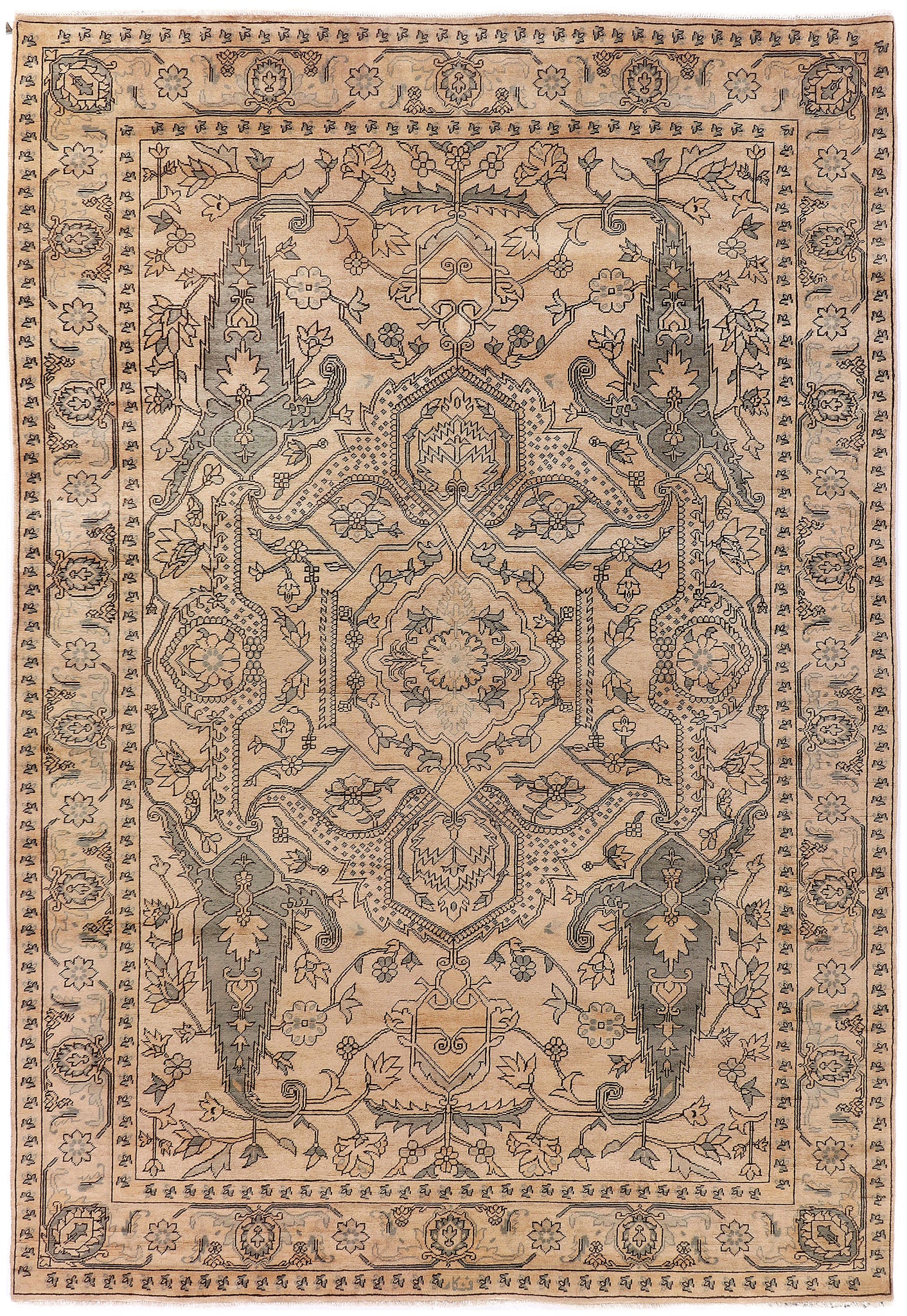 Uzbek Rug (6.1 x 8.8)ft