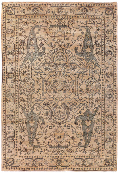 Uzbek Rug (6.1 x 8.8)ft