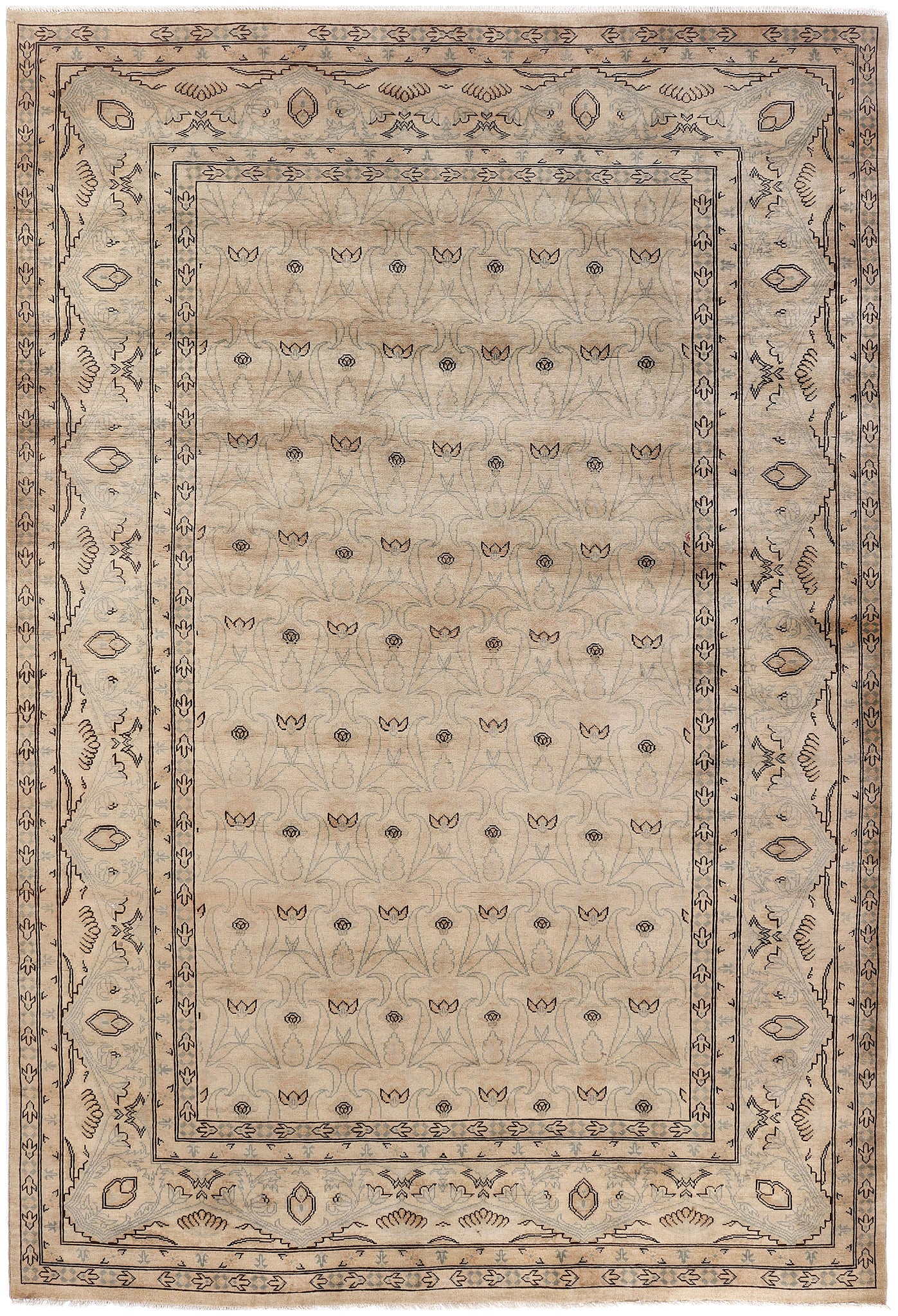 Uzbek Rug (5.11 x 8.8)ft