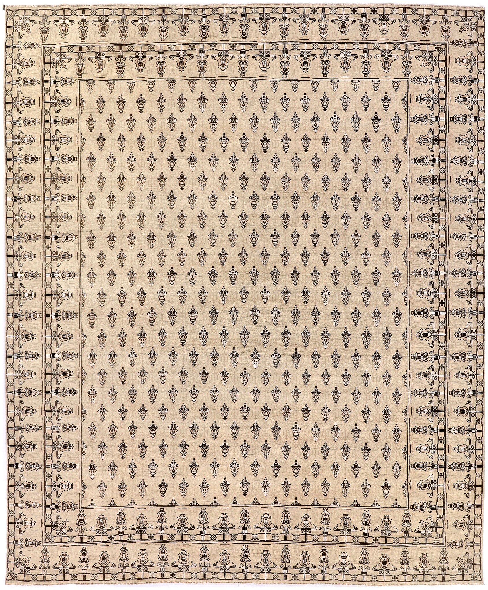 Uzbek Rug (8 x 9.9)ft