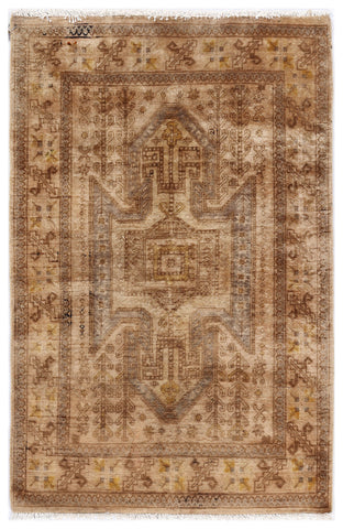 Uzbek Rug (2.7 x 4)ft