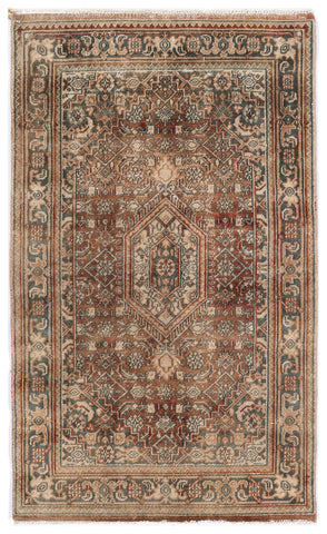 Uzbek Rug (2.6 x 4.1)ft