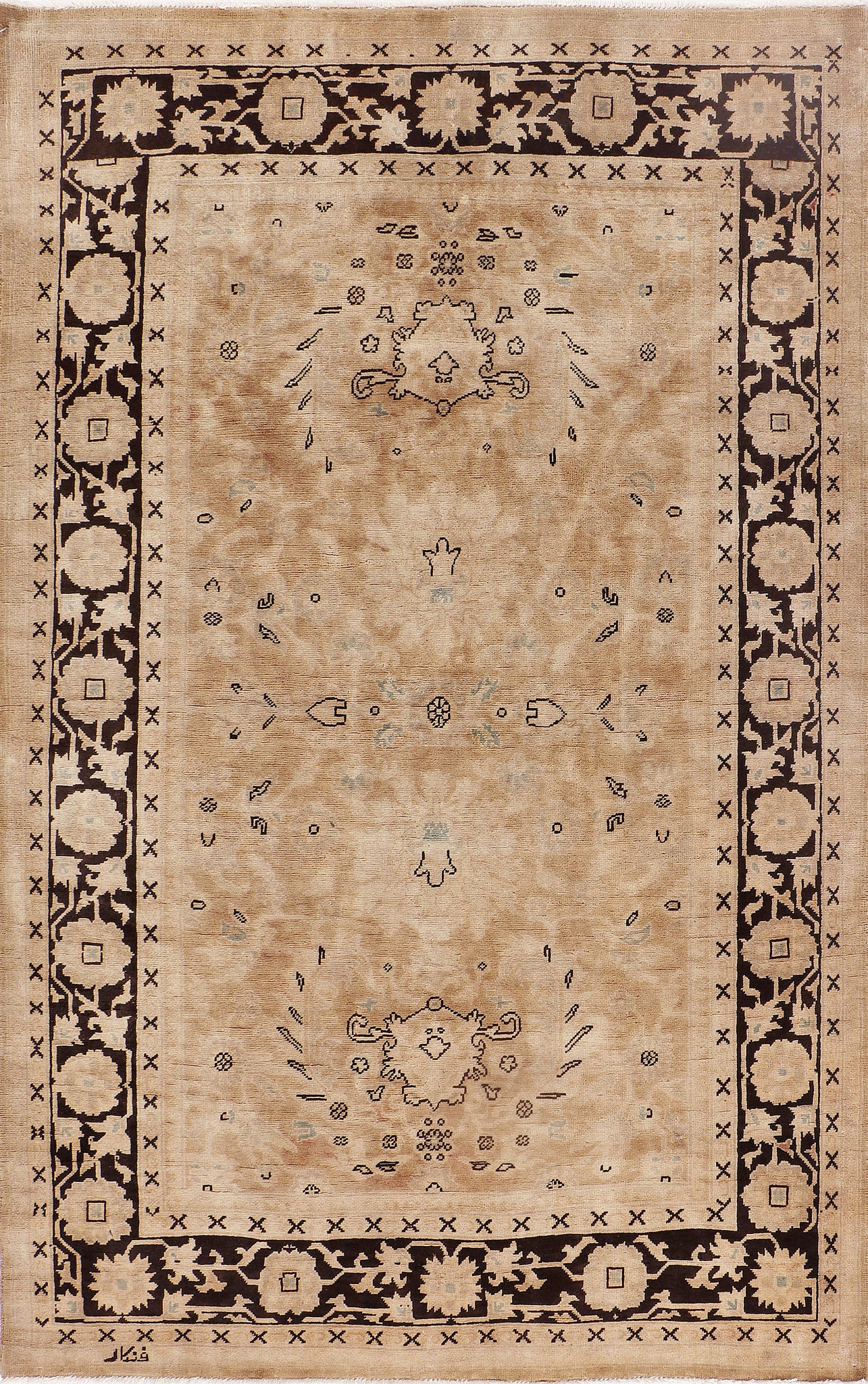 Uzbek Rug (3 x 6.2)ft