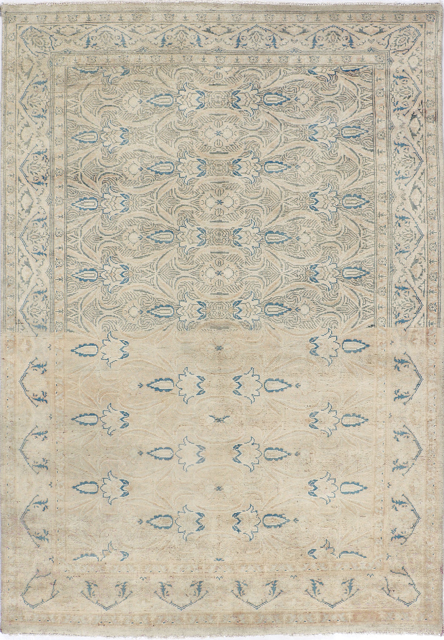 Uzbek Rug (4.1 x 6.5)ft