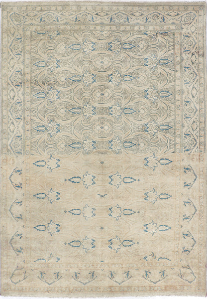 Uzbek Rug (4.1 x 6.5)ft