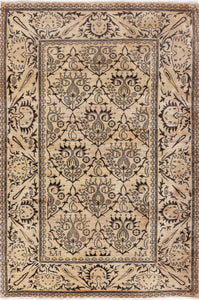 Uzbek Rug (4.1 x 6.3)ft