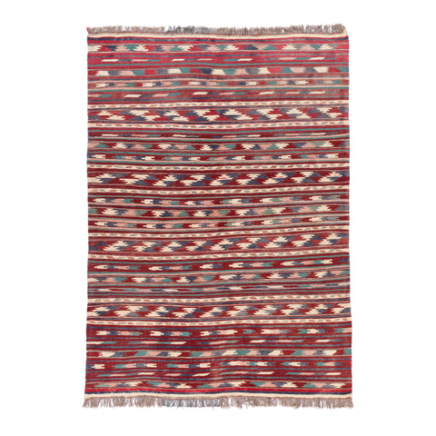 Turkmen Kilim (5.2 x 7.3)ft