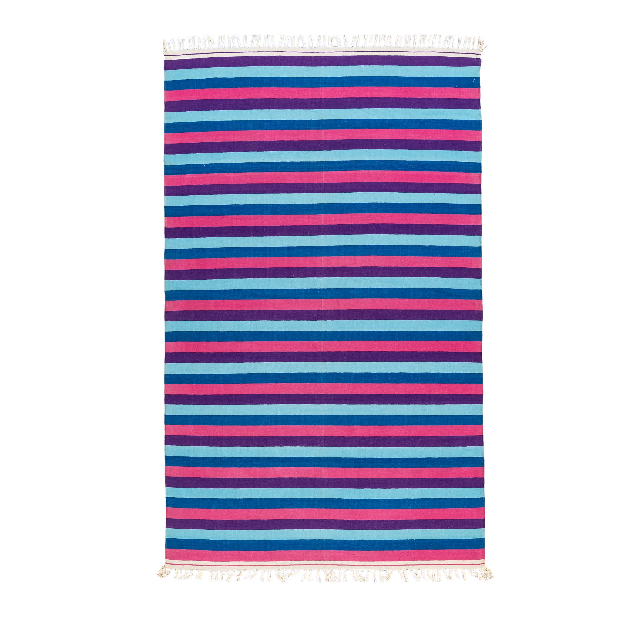 Cotton Dhurrie (3.7 x 6)ft
