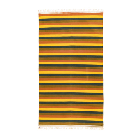 Cotton Dhurrie (3.4 x 6.1)ft