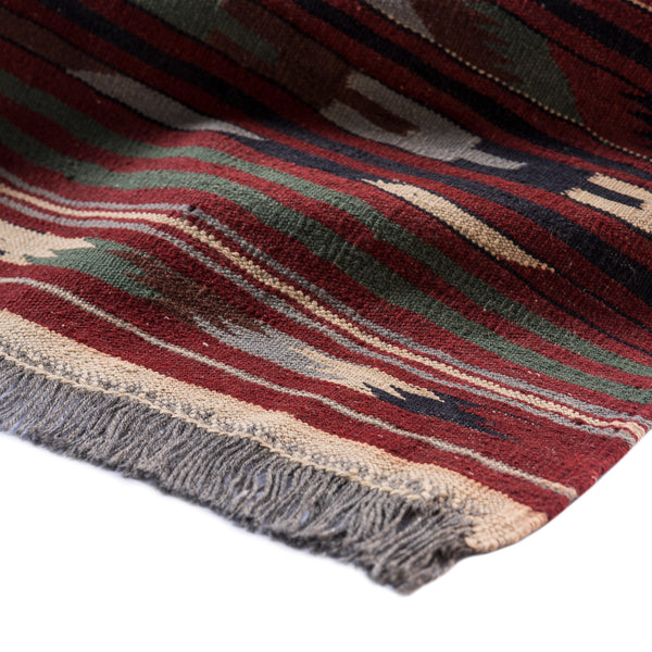 Turkmen Kilim (5.2 x 7.6)ft