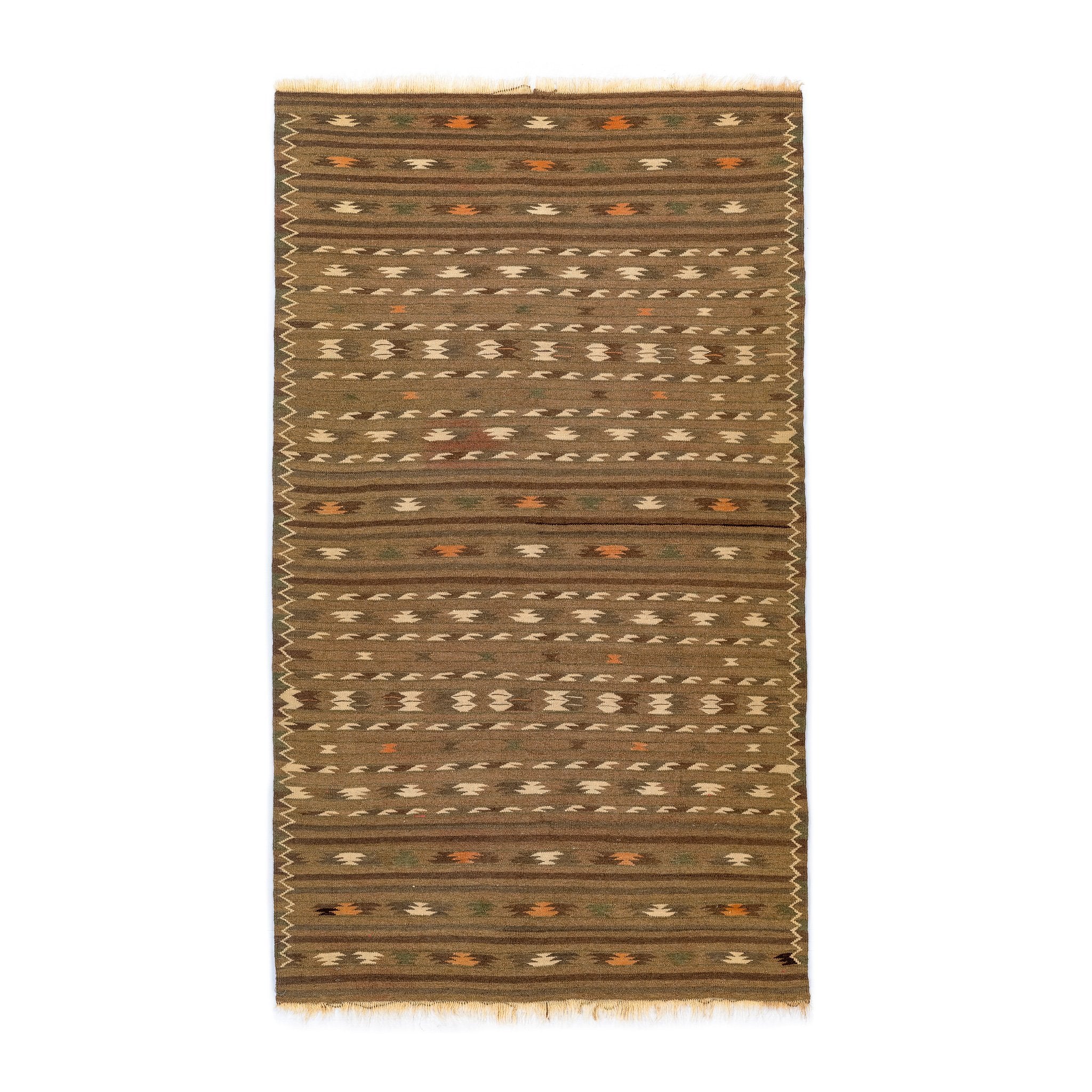 Turkmen Kilim (3.7 x 6.3)ft