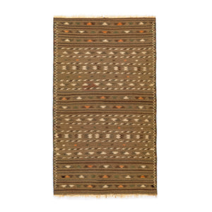 Turkmen Kilim (3.7 x 6.3)ft