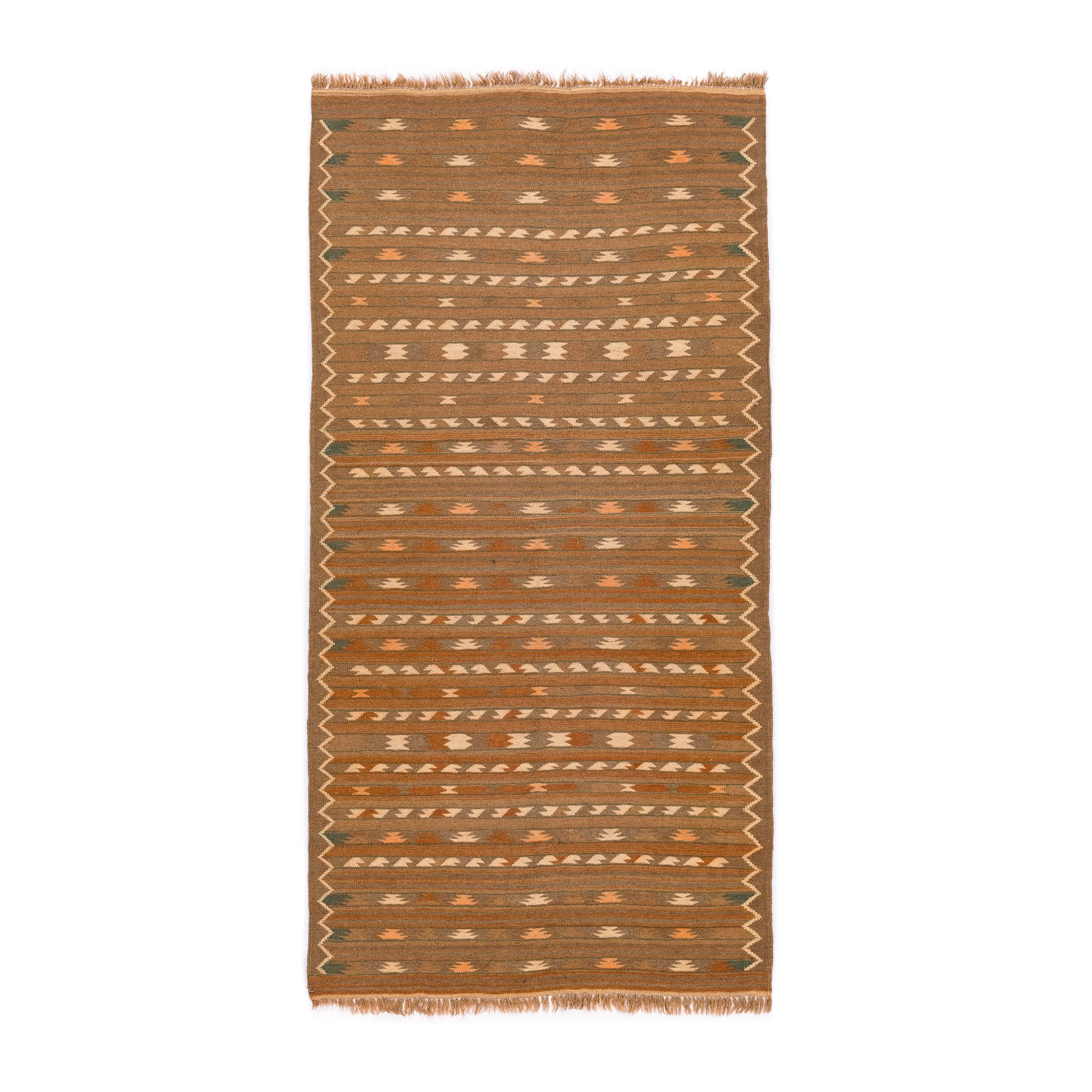Turkmen Kilim (3.4 x 6.6)ft