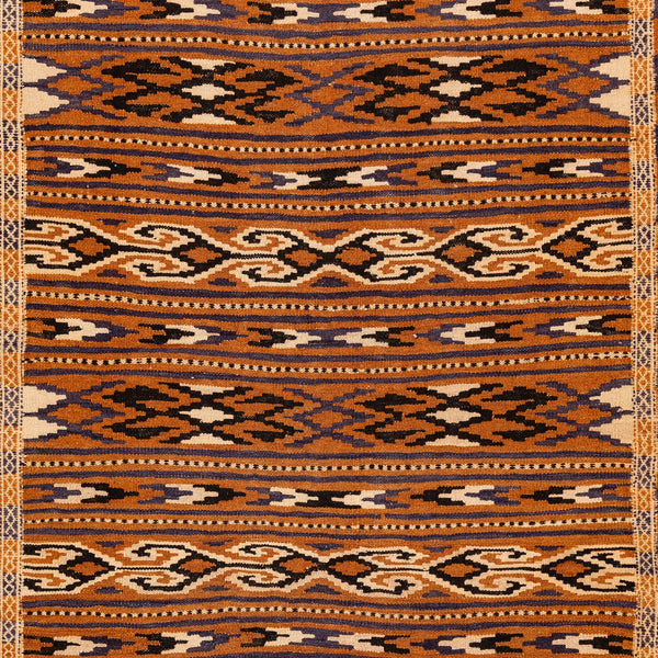Turkmen Kilim (3.6 x 5.9)ft