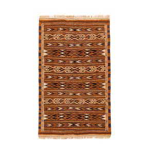 Turkmen Kilim (3.6 x 5.9)ft