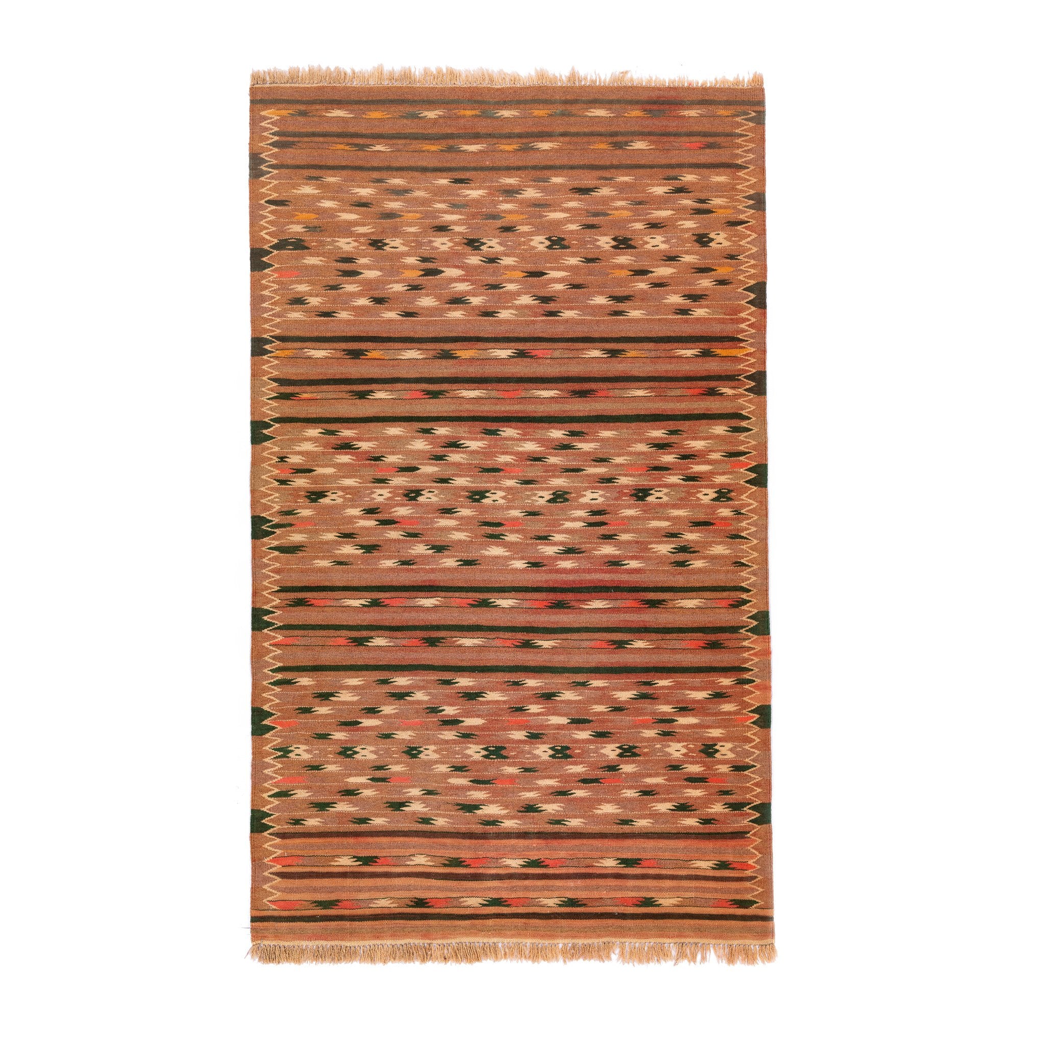 Turkmen Kilim (3.7 x 6.2)ft
