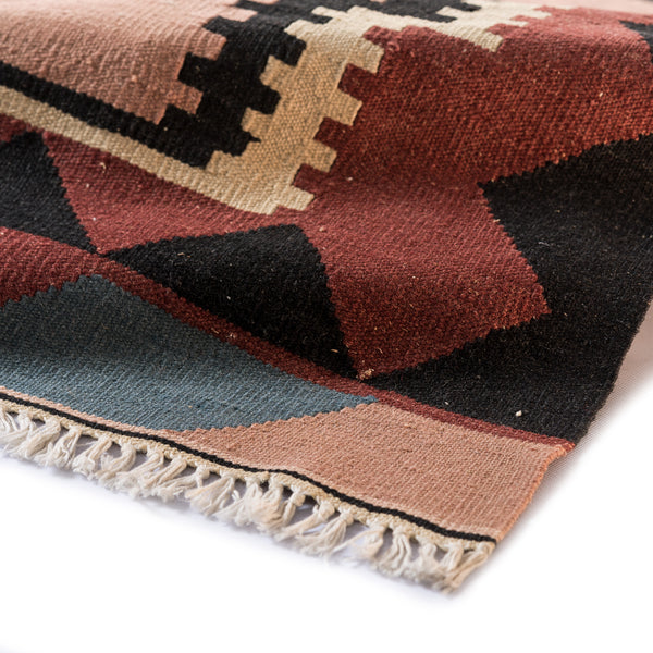 Woollen Dhurrie (6.5 x 9.7)ft