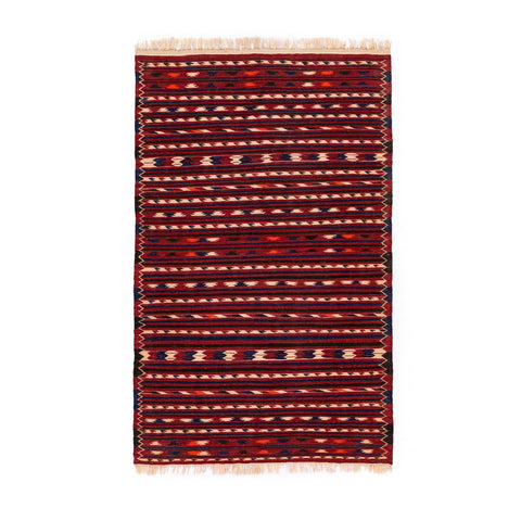 Turkmen Kilim (3.9 x 6.3)ft