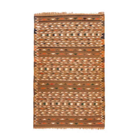 Turkmen Kilim (3.7 x 5.9)ft