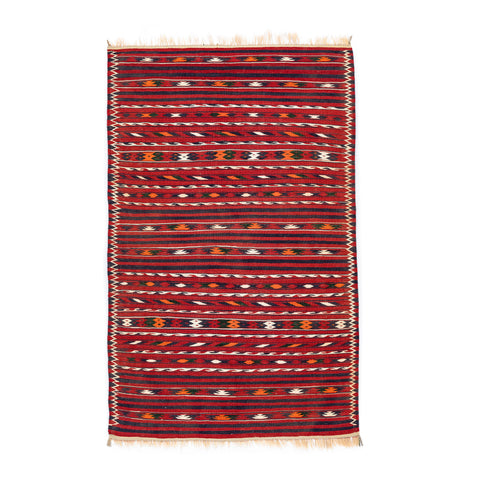 Turkmen Kilim (3.9 x 6.2)ft