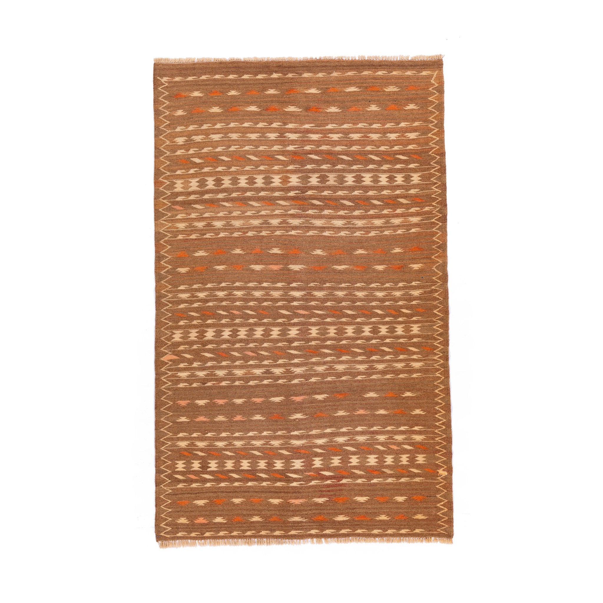 Turkmen Kilim (3.8 x 6.2)ft