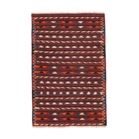 Turkmen Kilim (3.8 x 5.7)ft