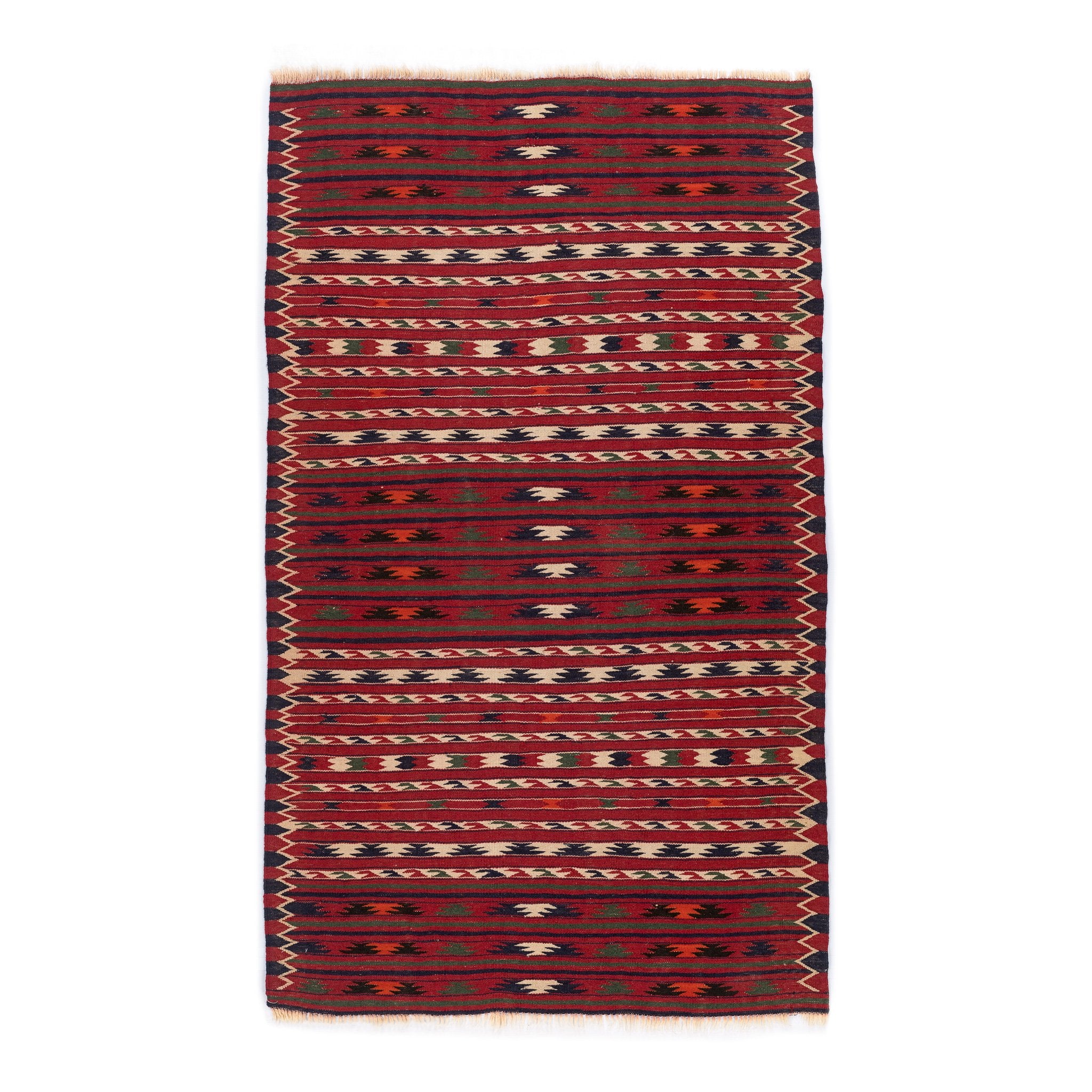 Turkmen Kilim (3.8 x 6.4)ft