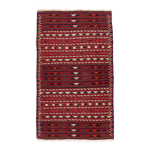 Turkmen Kilim (3.8 x 6.4)ft