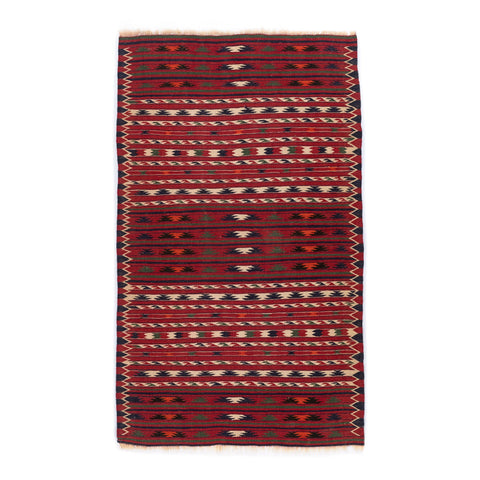 Turkmen Kilim (3.8 x 6.4)ft