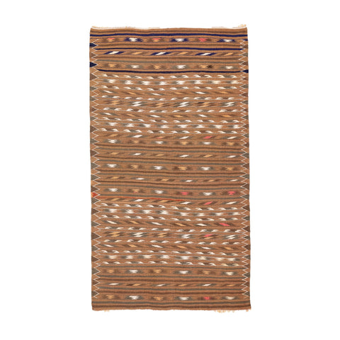 Turkmen Kilim (3.6 x 6.2)ft