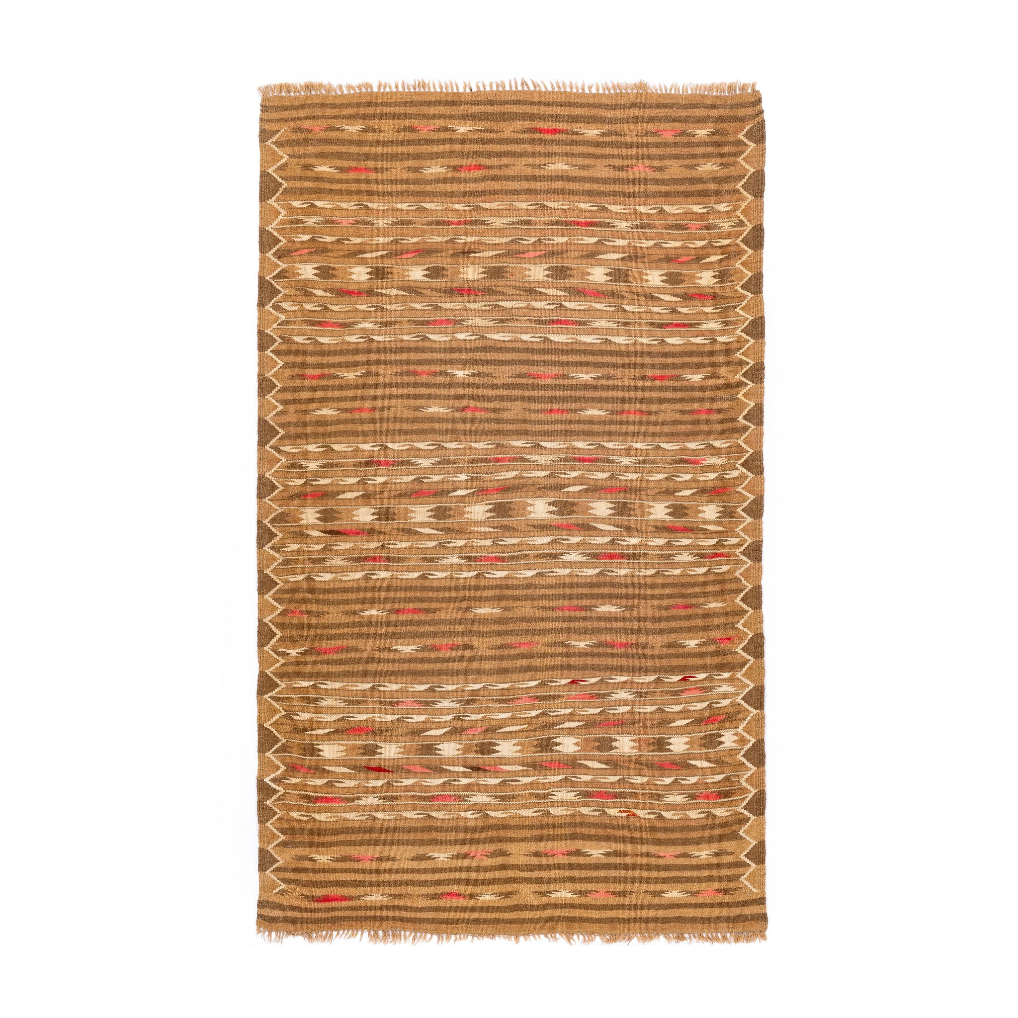 Turkmen Kilim (3.7 x 6.1)ft