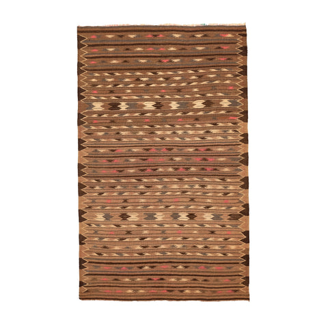 Turkmen Kilim (3.7 x 5.9)ft