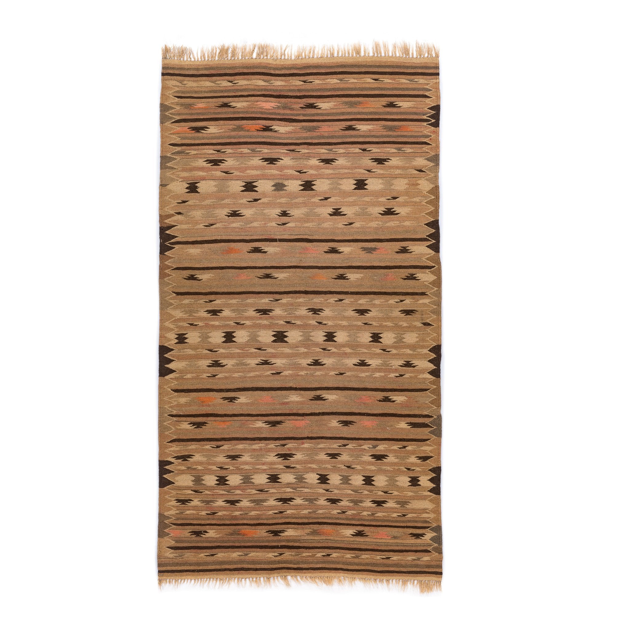Turkmen Kilim (3.3 x 5.9)ft