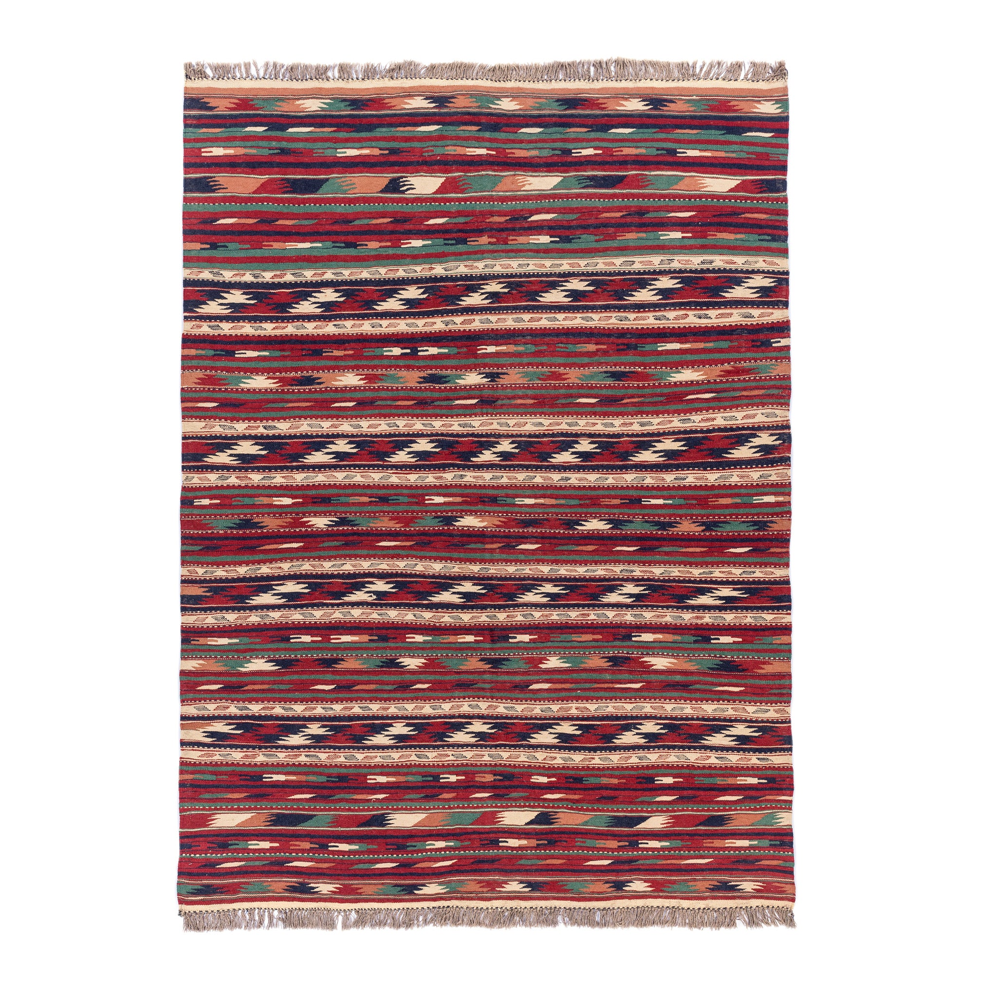 Turkmen Kilim (5.5 x 7.4)ft