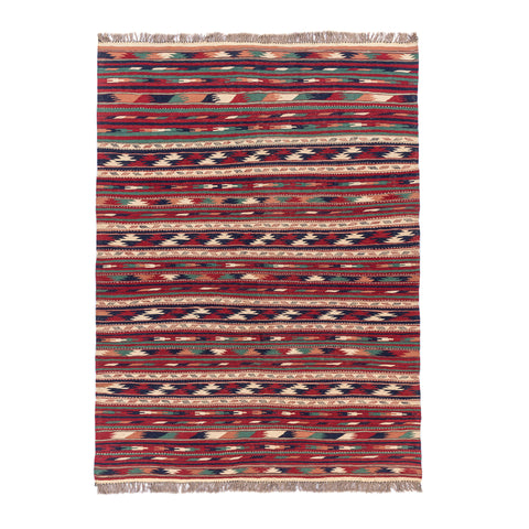 Turkmen Kilim (5.5 x 7.4)ft