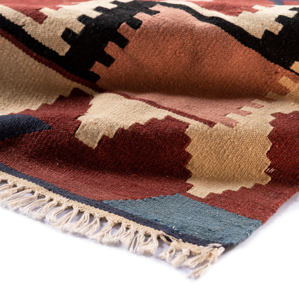 Woollen Dhurrie (9.8 x 13.2)ft
