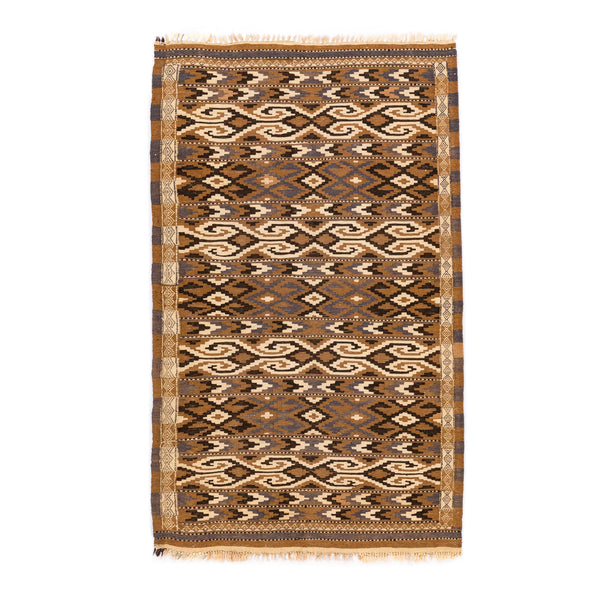 Turkmen Kilim (3.5 x 5.9)ft