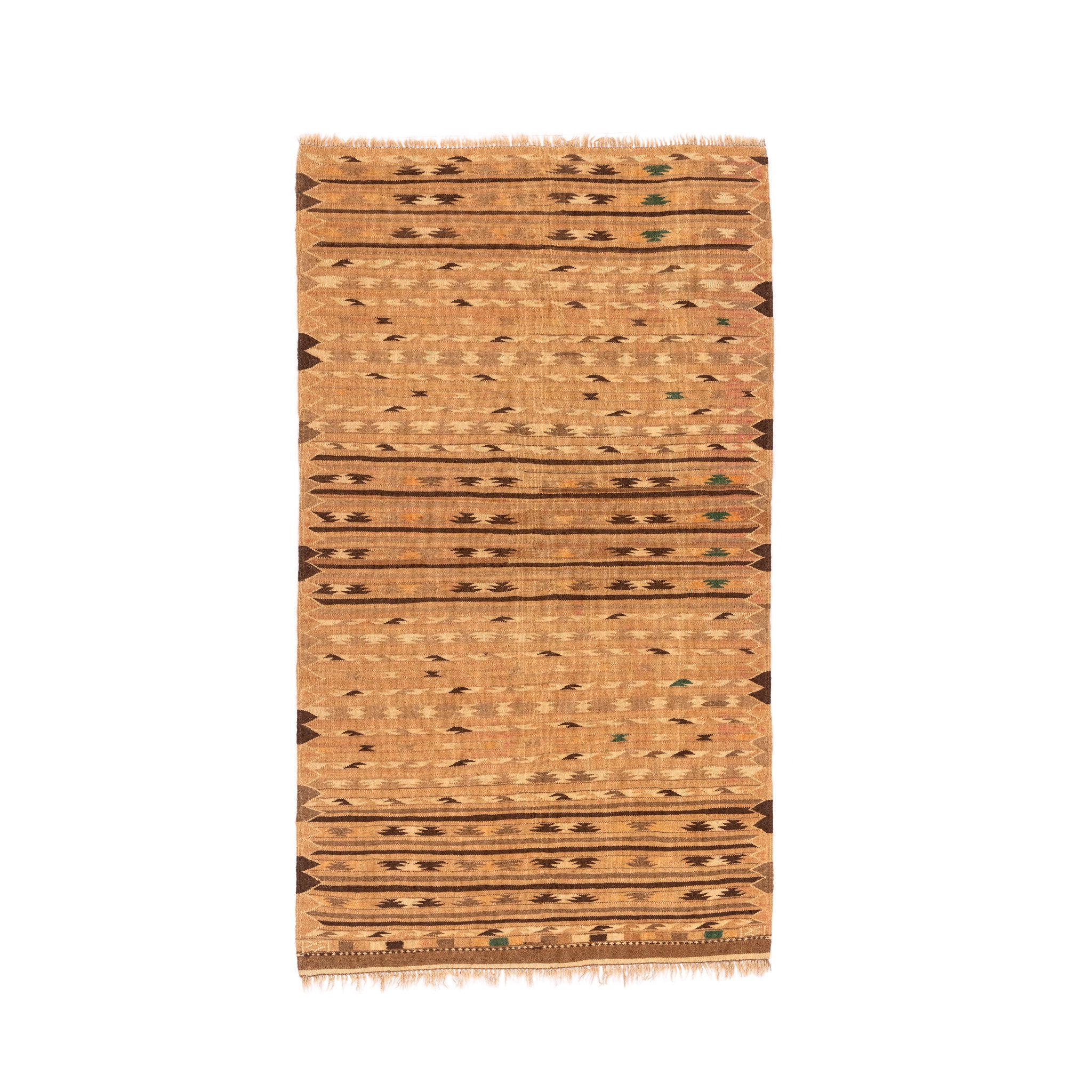Turkmen Kilim (3.6 x 6.3)ft