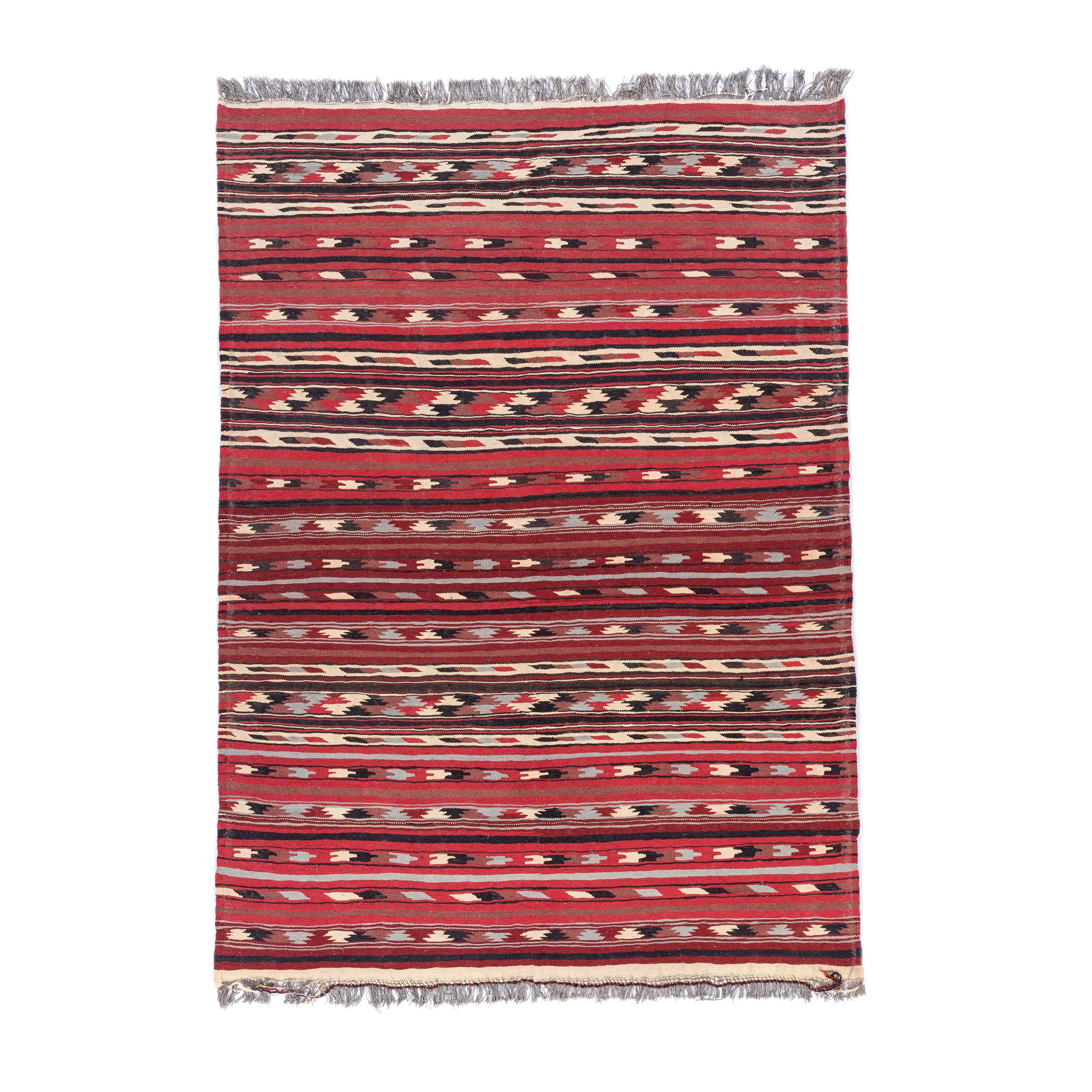 Turkmen Kilim (5.2 x 7.1)ft