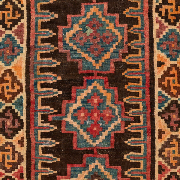 Ardebil Kilim (3.7 x 7.4)ft