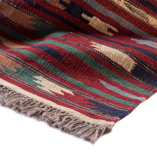 Turkmen Kilim (5.3 x 7.4)ft