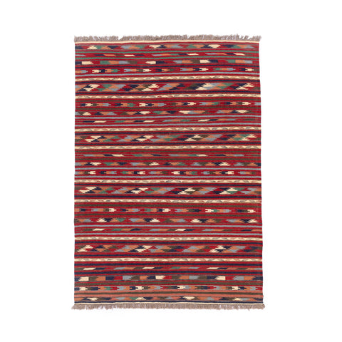 Turkmen Kilim (5.3 x 7.4)ft
