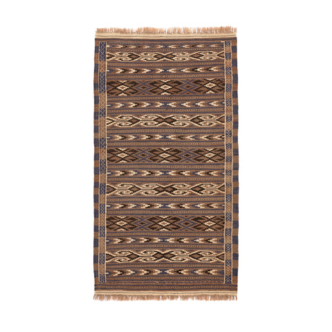 Turkmen Kilim (3.4 x 6.1)ft