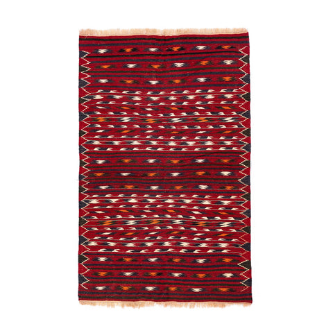 Turkmen Kilim (3.8 x 5.8)ft