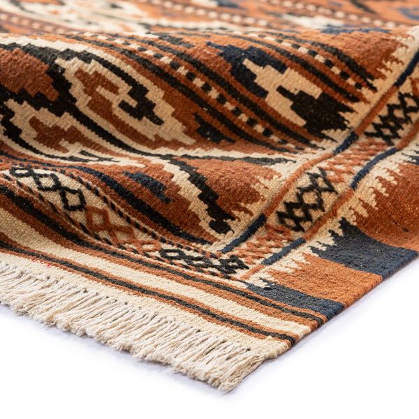 Turkmen Kilim (3.3 x 5.4)ft