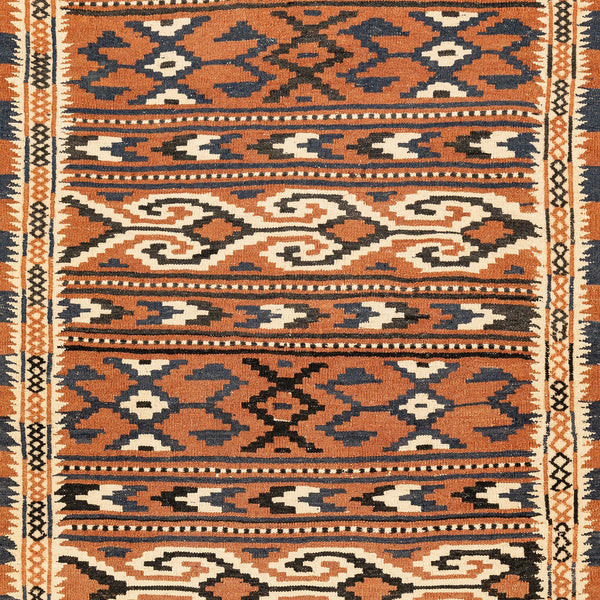 Turkmen Kilim (3.3 x 5.4)ft