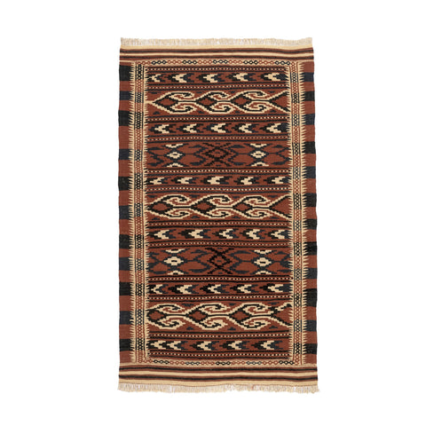 Turkmen Kilim (3.3 x 5.9)ft