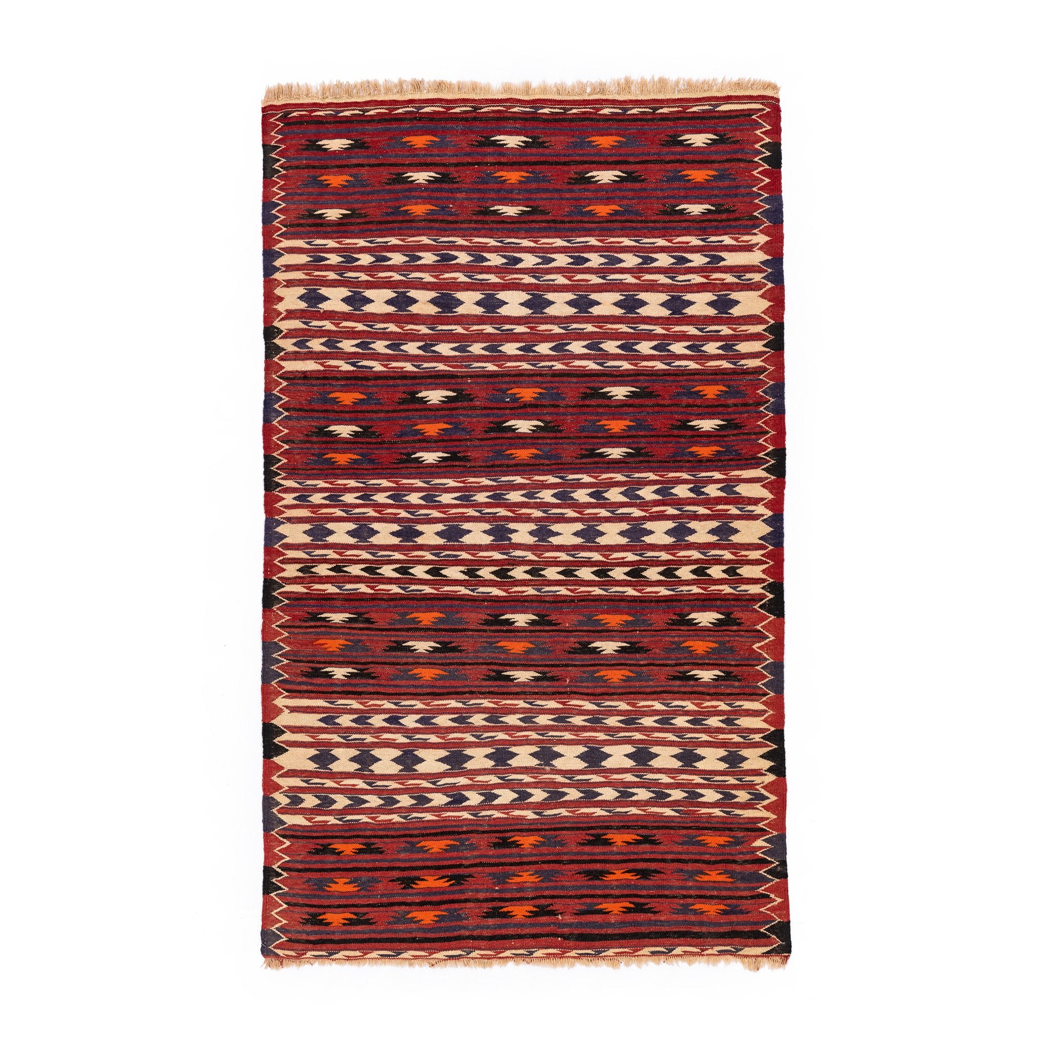 Turkmen Kilim (3.8 x 6.2)ft